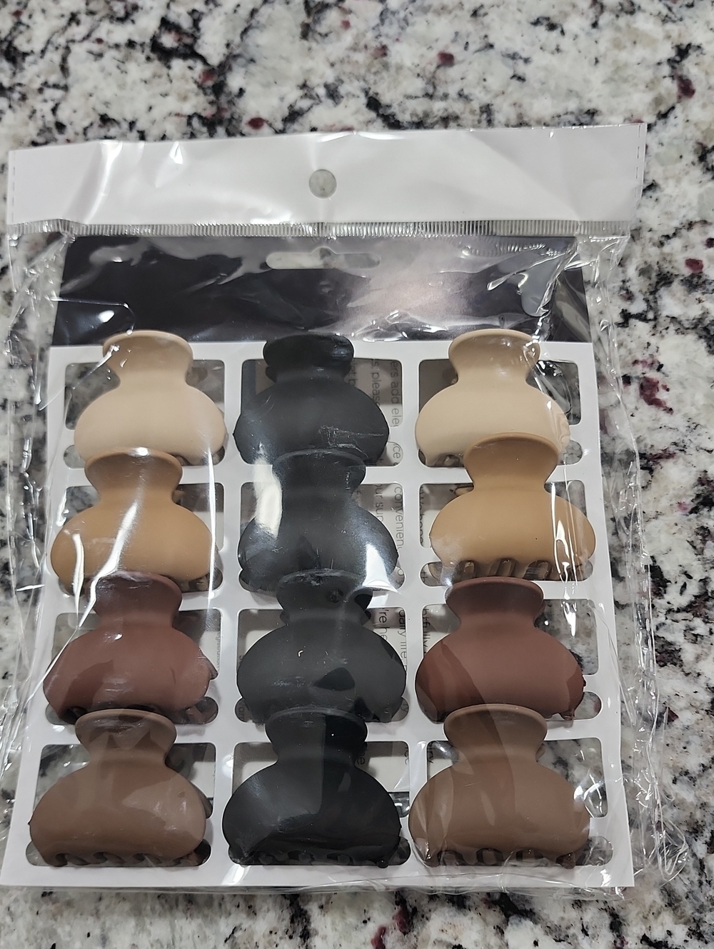 12 Pack Small Hair Claw Clips for Women Thin Fine Short Hair, 1.5"